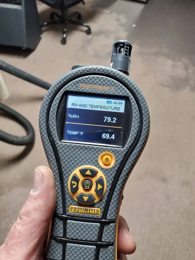 Moisture meter humidity assessment for Fire & Smoke Damage Restoration in Vergennes